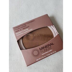 Mineral Fusion Pressed Powder Base Deep 5 Walnut 1 Buildable Compact .32 oz. New
